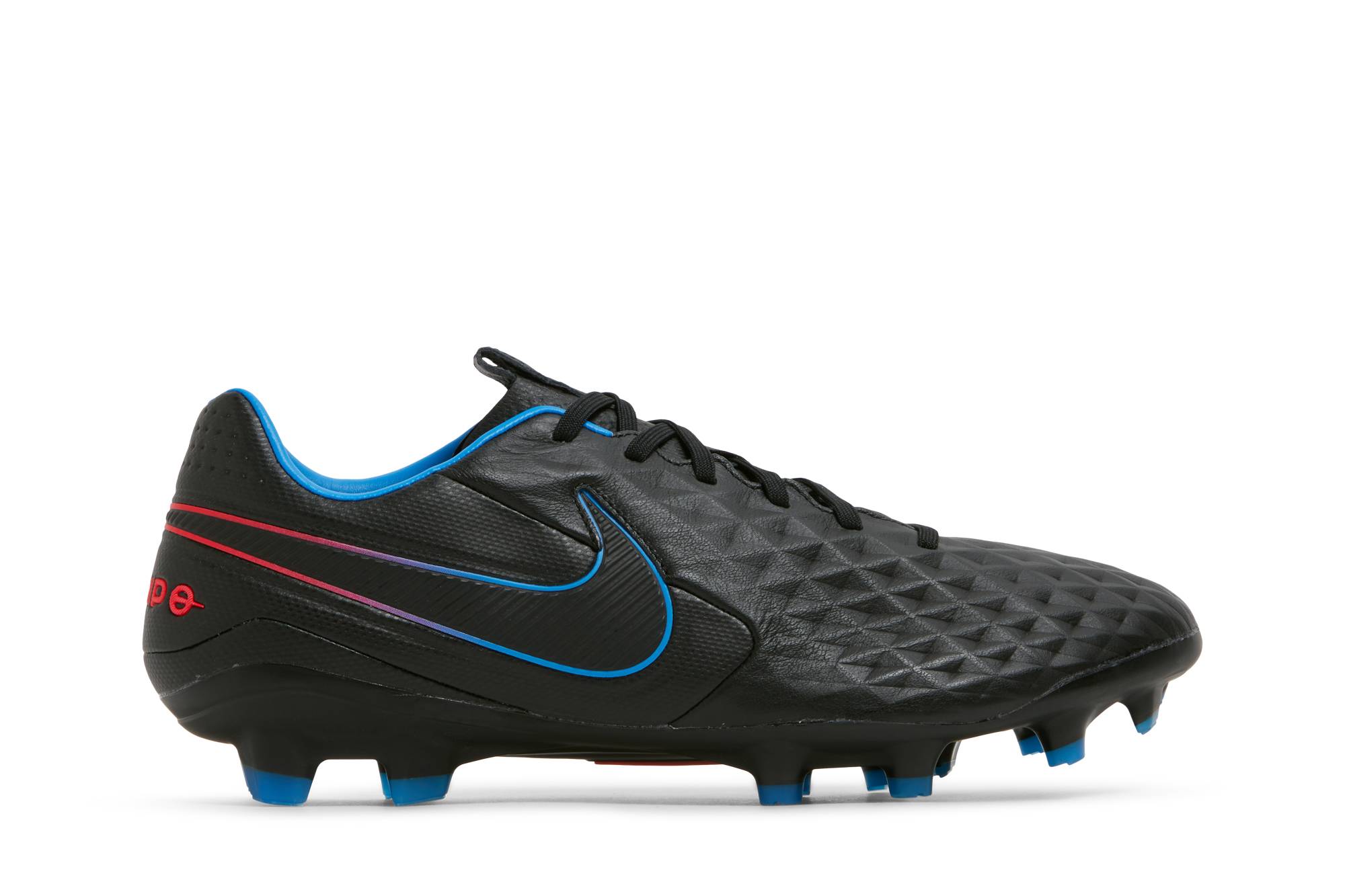 Nike Tiempo Legend 8 Pro FG 'Black Siren Red Photo Blue' AT6133-090
