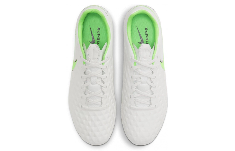 Shop 나이키 티엠포 레전드 8 프로 FG '화이트 그린' AT6133-030