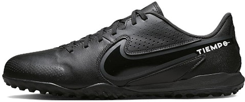 Nike Tiempo Legend 9 Academy TF 'Black Dark Smoke Grey' DA1191-001 Nike Tiempo Legend 9 Academy TF 'Black Dark Smoke Grey' DA1191-001