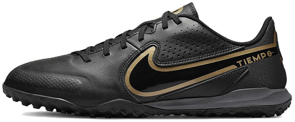 耐吉 Tiempo Legend 9 Academy TF 草地足球鞋 男女同款 黑金 Buy 耐吉 Tiempo Legend 9 Academy TF 草地足球鞋 男女同款 黑金