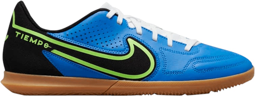 Nike Tiempo Legend 9 Club IC Light Photo Blue Lime Glow DA1189