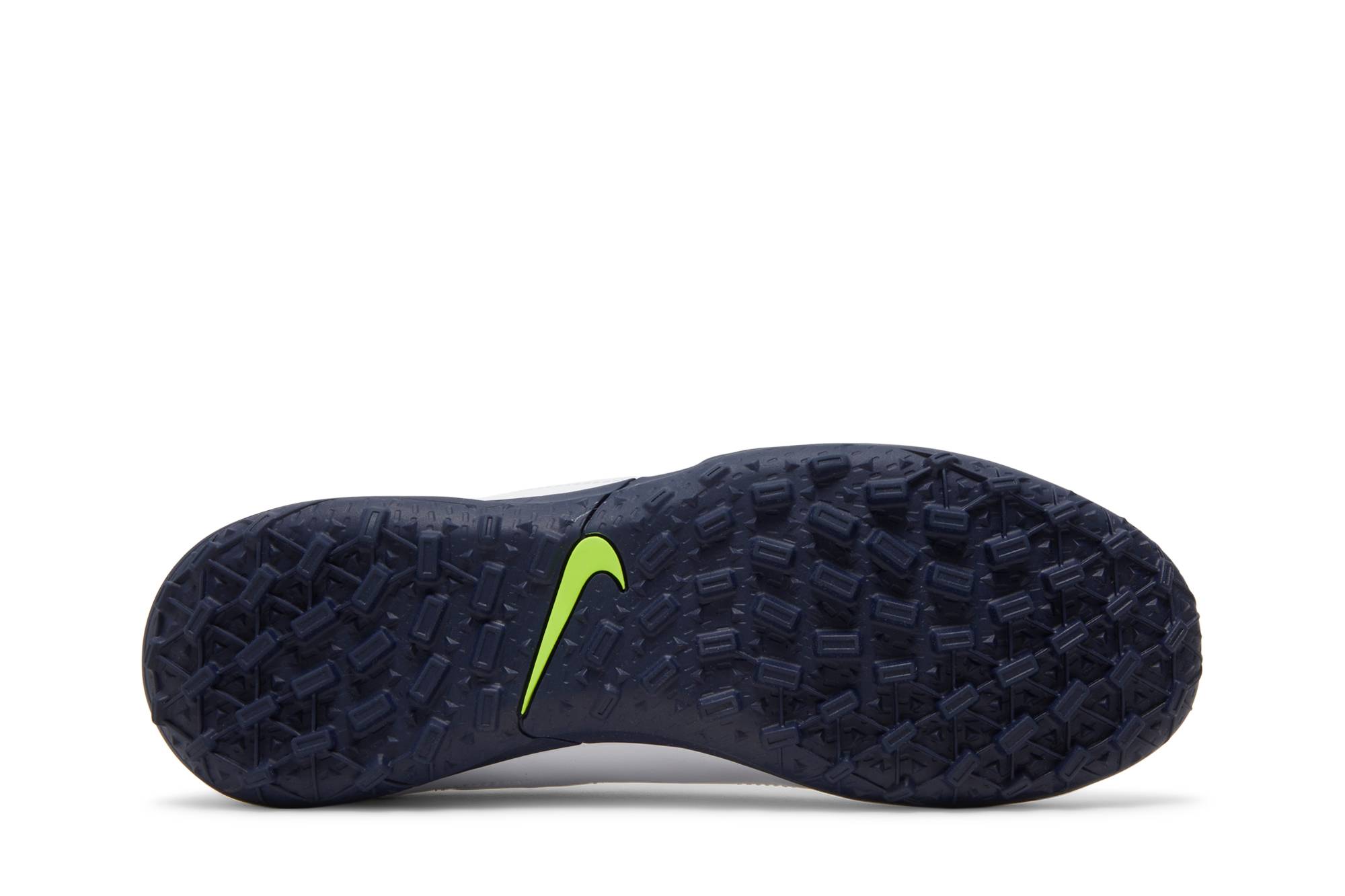 Shop 耐克Tiempo传奇9 Club TF ‘白色黑蓝’ DA1193-174