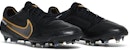Nike Tiempo Legend 9 Elite FG 'Hitam Emas Metalik' CZ8482-007