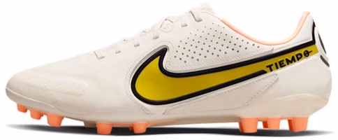 Nike Tiempo Legend 9 Pro AG Pro 'Cream Yellow' DB0448-002 Nike Tiempo Legend 9 Pro AG Pro 'Cream Yellow' DB0448-002