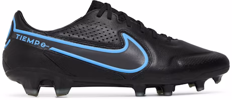 Nike Tiempo Legend 9 Pro FG 'Black Blue Hero' DA1175-004 Nike Tiempo Legend 9 Pro FG 'Black Blue Hero' DA1175-004