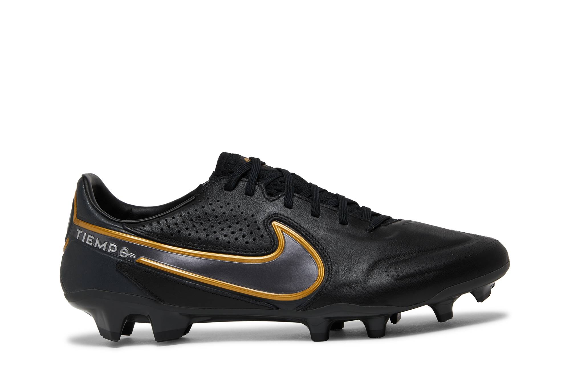 Nike Tiempo Legend 9 Pro FG 'Black Metallic Gold' DA1175-007