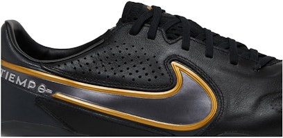 耐克 Tiempo Legend 9 Pro FG '黑色金属金' DA1175-007 Order 耐克 Tiempo Legend 9 Pro FG '黑色金属金' DA1175-007