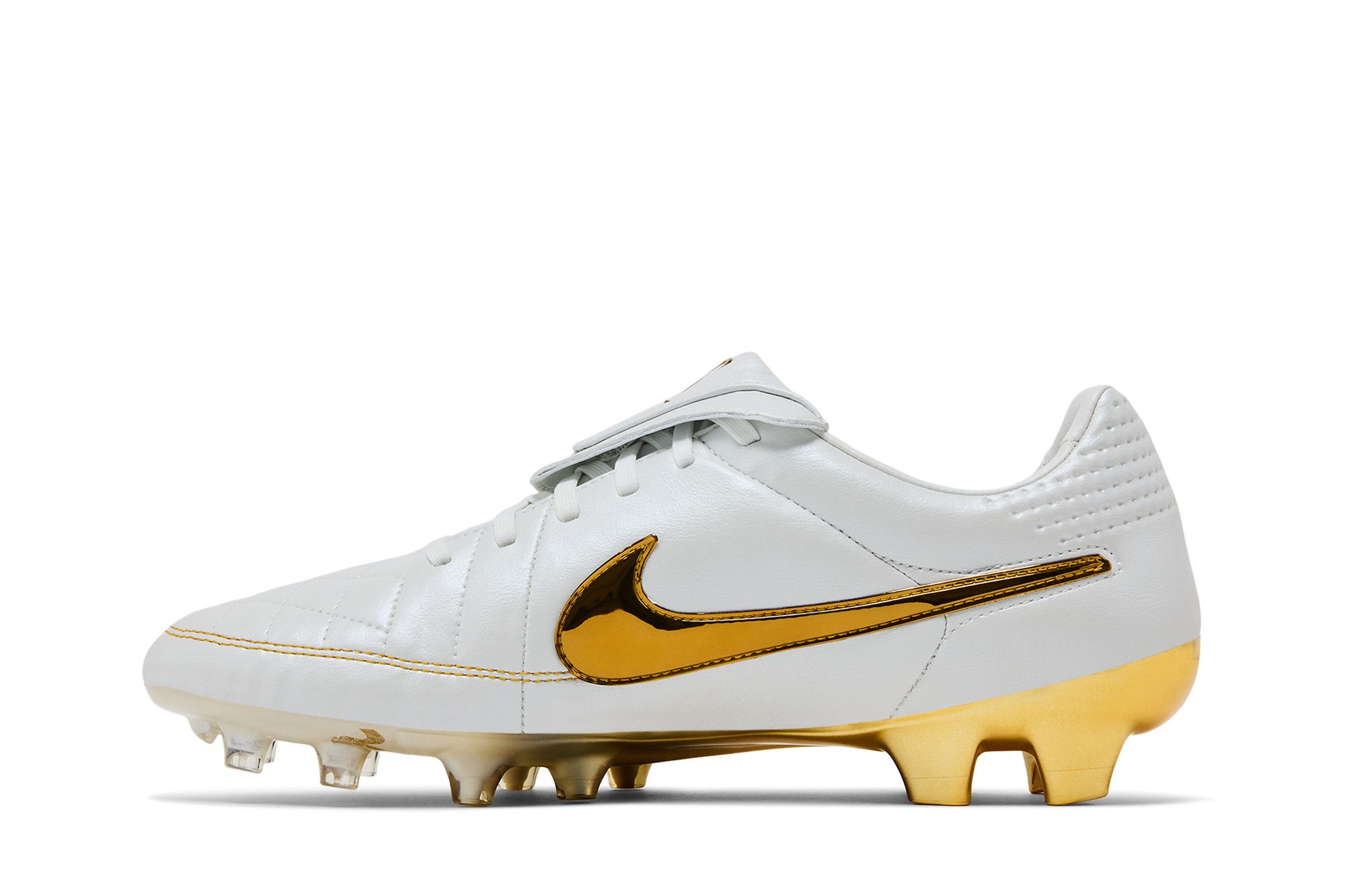 Shop 耐克Tiempo Legend RGN FG SE Ronaldinho金色特别版足球鞋 IF4388-100