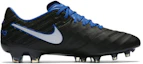 Order Nike Tiempo Legend VI FG Terrain Ferme Noir Bleu 819177-014