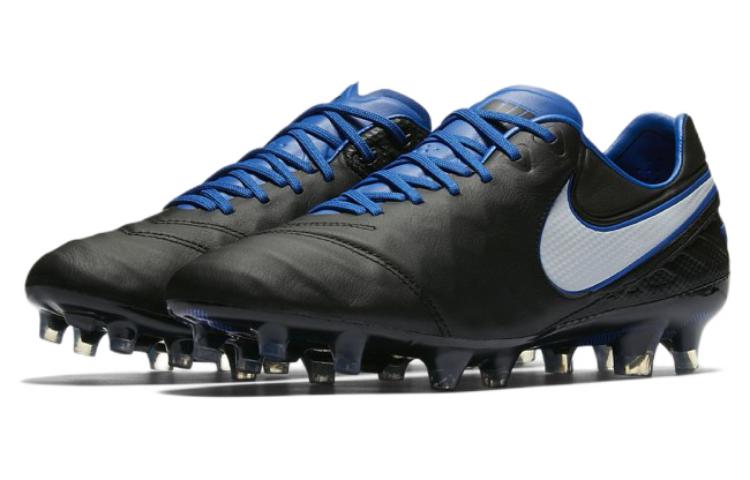 Lookbook Nike Tiempo Legend VI FG Lapangan Keras 'Hitam Biru' 819177-014