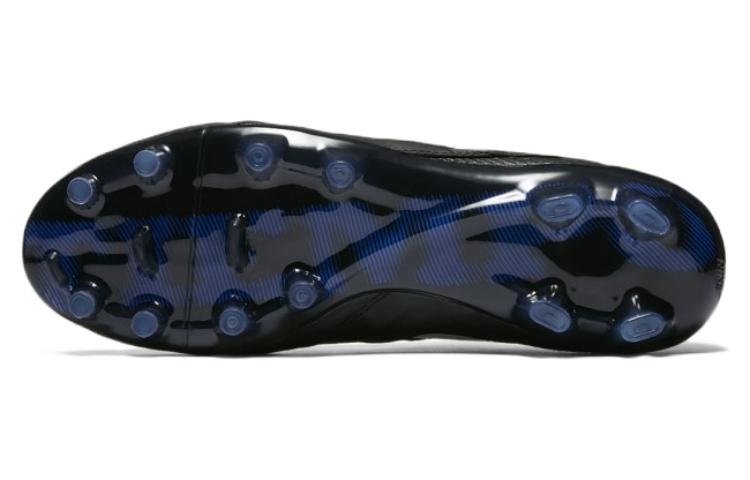 Details for Nike Tiempo Legend VI FG Terrain Ferme Noir Bleu 819177-014
