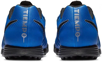 Purchase 耐吉 Tiempo 传奇X 7 学院 TF 草地足球鞋 藍黑色