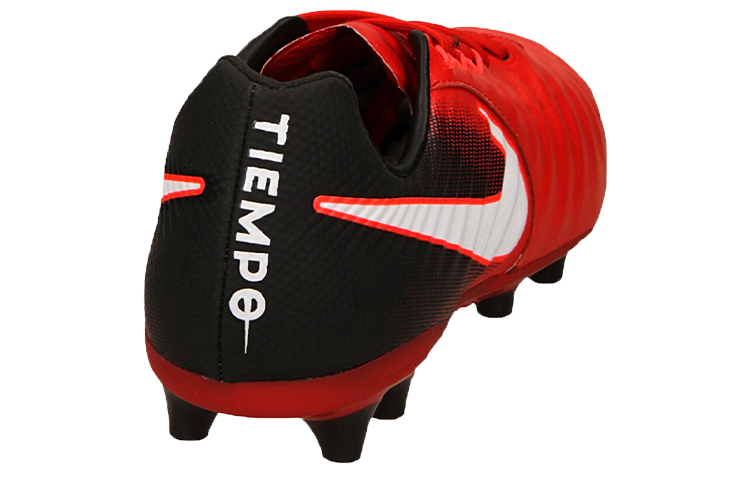 Shop 耐吉 Tiempo Ligera 4 AG 人造草地足球鞋 紅黑色