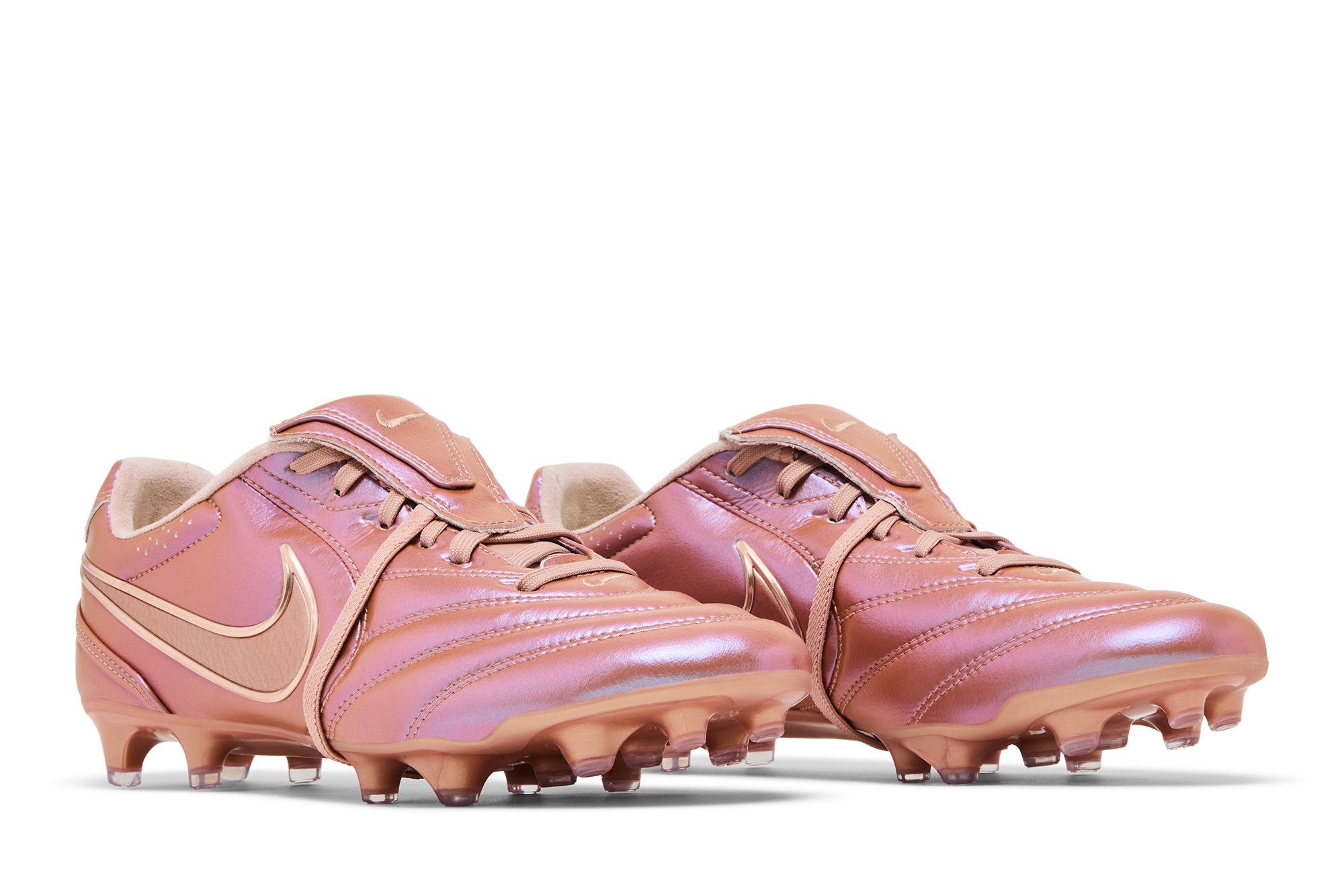 Cheap Nike Tiempo Ligera Pro FG 限量版 金屬紅銅玫瑰金足球鞋 IO9607-960
