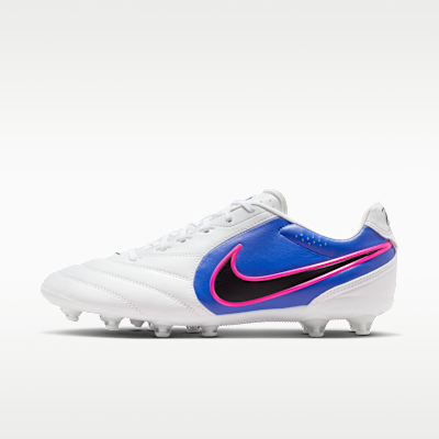 Nike Tiempo Ligera Pro Soccer Cleats White/Racer Blue/Pink Blast/Black IO9609-146