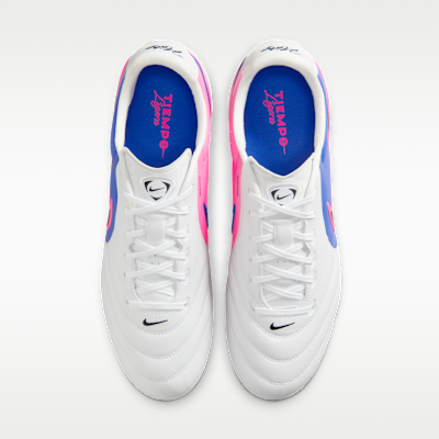 Shop Botas de Fútbol Nike Tiempo Ligera Pro Blanco/Azul/Rosa/Negro. IO9609-146
