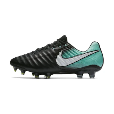 Nike Tiempo Ligera VI FG 'Black White Light Aqua'