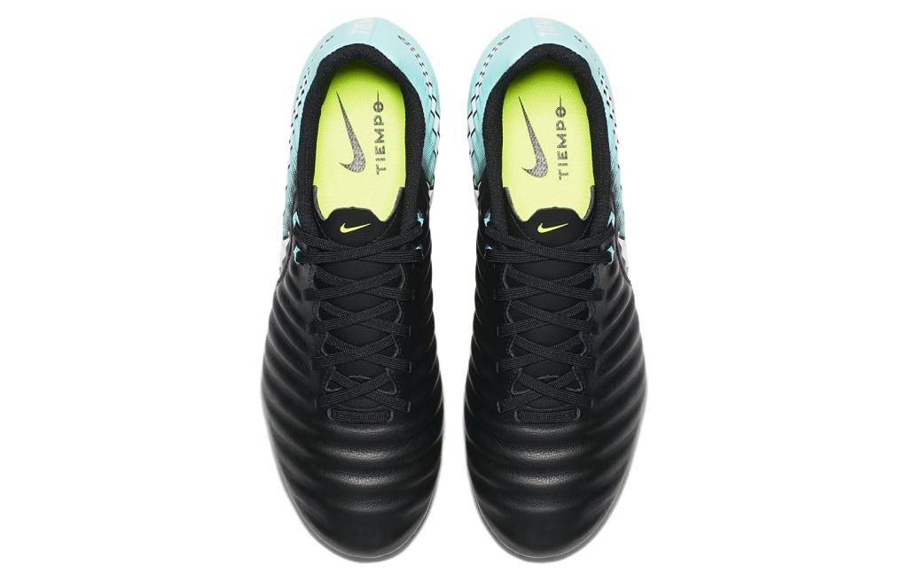 Shop Nike Tiempo Ligera 6 FG 硬地足球鞋 黑藍