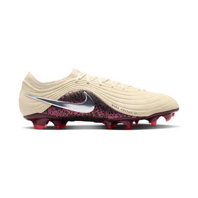 Nike United Tiempo Maestro Elite FG Low 'Fossil Burgundy Crush Metallic Silver'
