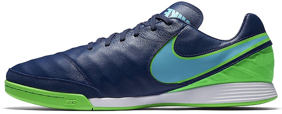 Nike Tiempo Mystic 5 Indoor Court 'Blue Green White' 819222-443 Buy Nike Tiempo Mystic 5 Indoor Court 'Blue Green White' 819222-443
