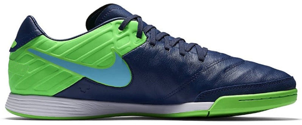 Nike Tiempo Mystic 5 Indoor Court 'Blue Green White' 819222-443 Order Nike Tiempo Mystic 5 Indoor Court 'Blue Green White' 819222-443