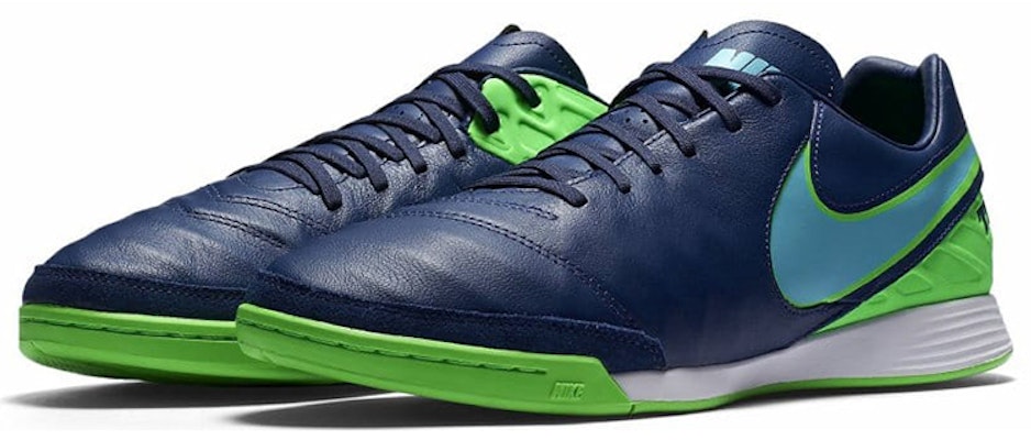 Nike Tiempo Mystic 5 Indoor Court 'Blue Green White' 819222-443 Lookbook Nike Tiempo Mystic 5 Indoor Court 'Blue Green White' 819222-443