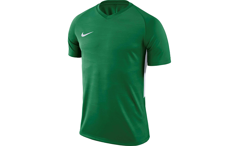 Nike Tiempo Premier Green Quick-Dry Soccer Training Jersey Short Sleeve 894230-302