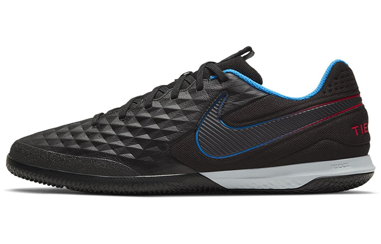 Nike Tiempo React Legend 8 Pro IC 'Black Blue' AT6134-090