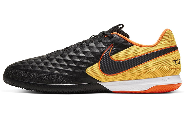 Nike Tiempo React Legend 8 Pro IC 'Black Yellow' AT6134-008