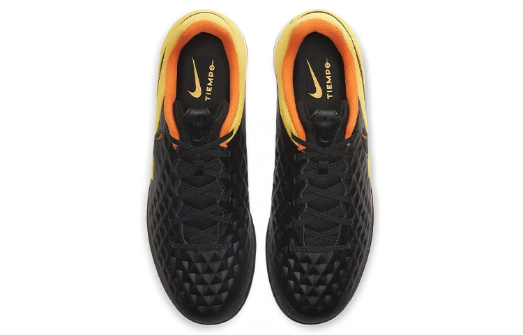 Shop 耐吉Tiempo React Legend 8 Pro IC室內足球鞋 黑黃