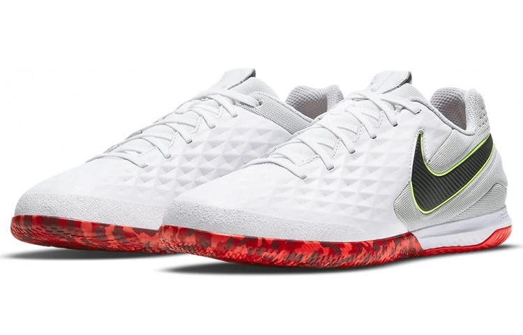 Lookbook 耐吉 Tiempo React Legend 8 Pro IC 室內足球鞋 白紅