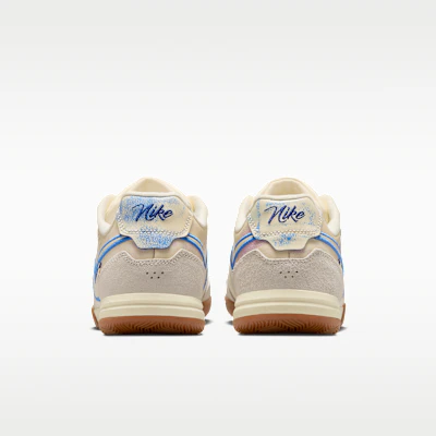 Nike Tiempo Street Gato PRM Coconut Milk/ Gum Medium Brown/ Biru Kristal IO9951-149 Details for Nike Tiempo Street Gato PRM Coconut Milk/ Gum Medium Brown/ Biru Kristal IO9951-149