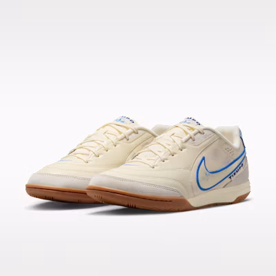 Nike Tiempo Street Gato PRM Coconut Milk/Gum Bruin/Blauw Kristal IO9951-149 Details for Nike Tiempo Street Gato PRM Coconut Milk/Gum Bruin/Blauw Kristal IO9951-149