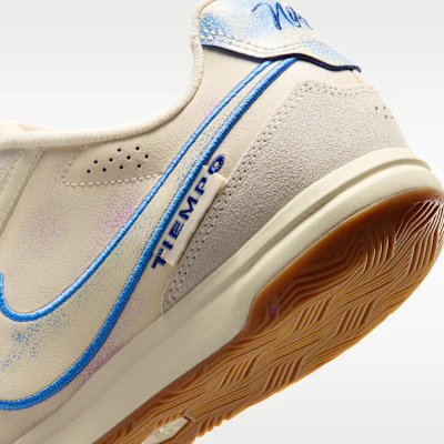 Nike Tiempo Street Gato PRM Coconut Milk/Gum Bruin/Blauw Kristal IO9951-149 1