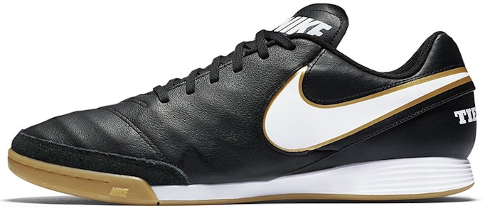 耐克TiempoX Genio 2真皮室内足球鞋"黑木胶色" 819215-010 Buy 耐克TiempoX Genio 2真皮室内足球鞋"黑木胶色" 819215-010