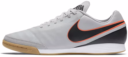 Nike Tiempox Genio II Leather Indoor Court 'Gray Black' 819215-001 Nike Tiempox Genio II Leather Indoor Court 'Gray Black' 819215-001