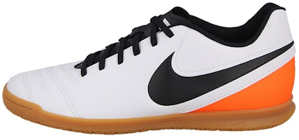 Nike TiempoX Rio 3 Indoor Court 'White Orange Black' 819234-108 Nike TiempoX Rio 3 Indoor Court 'White Orange Black' 819234-108