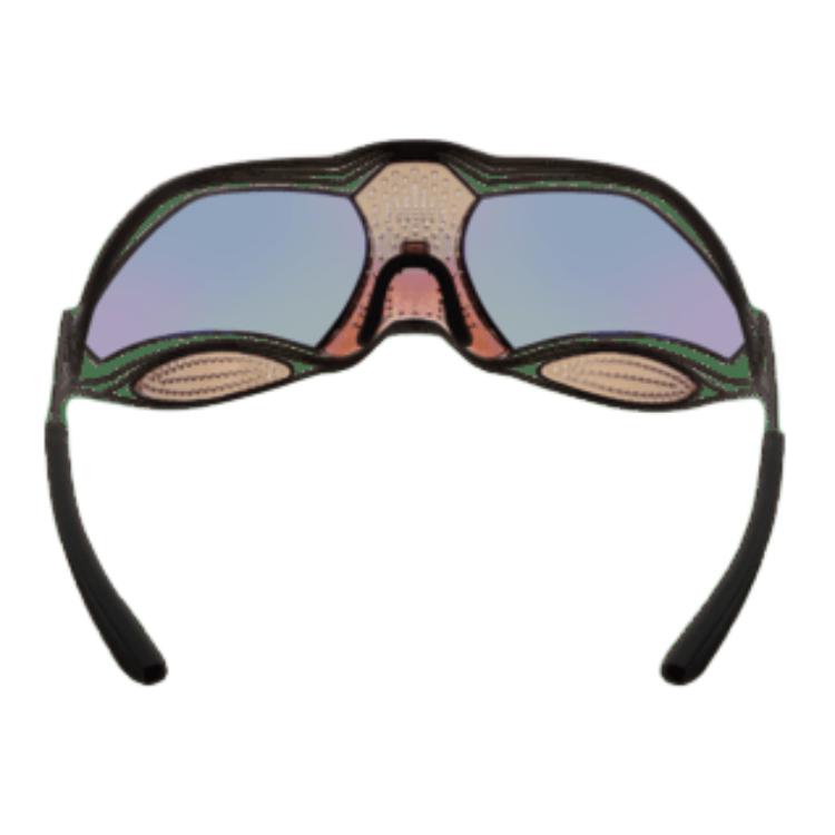 Shop Nike Titanium Irregular Sunglasses Black Unisex Couple Style with Hollow Design EV24022-008