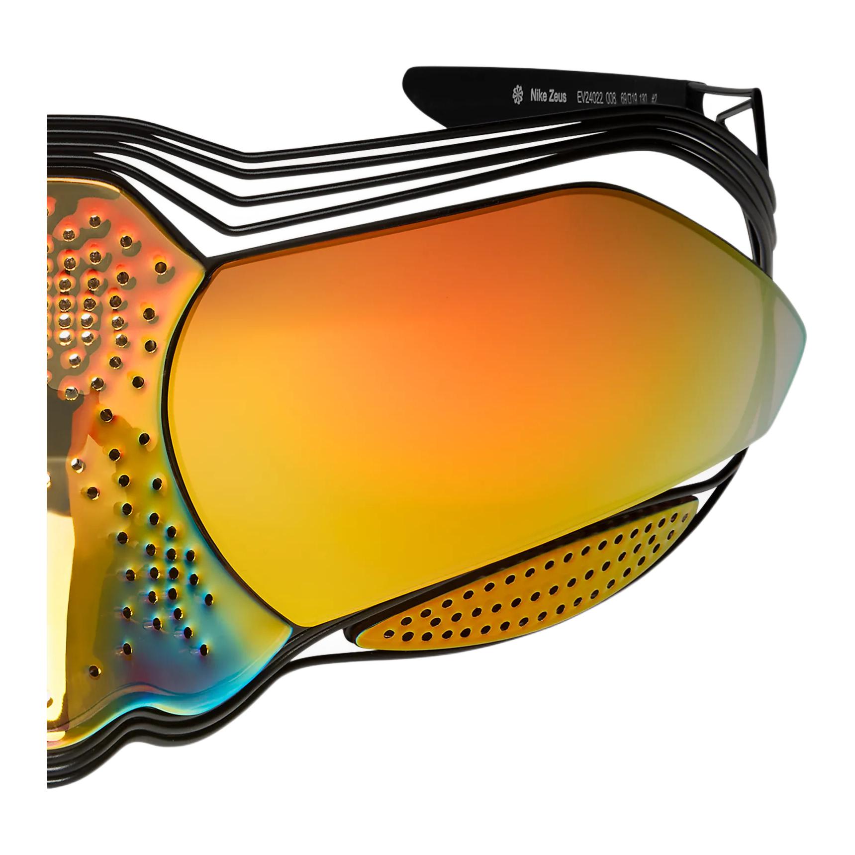 Purchase Nike Titanium Irregular Sunglasses Black Unisex Couple Style with Hollow Design EV24022-008