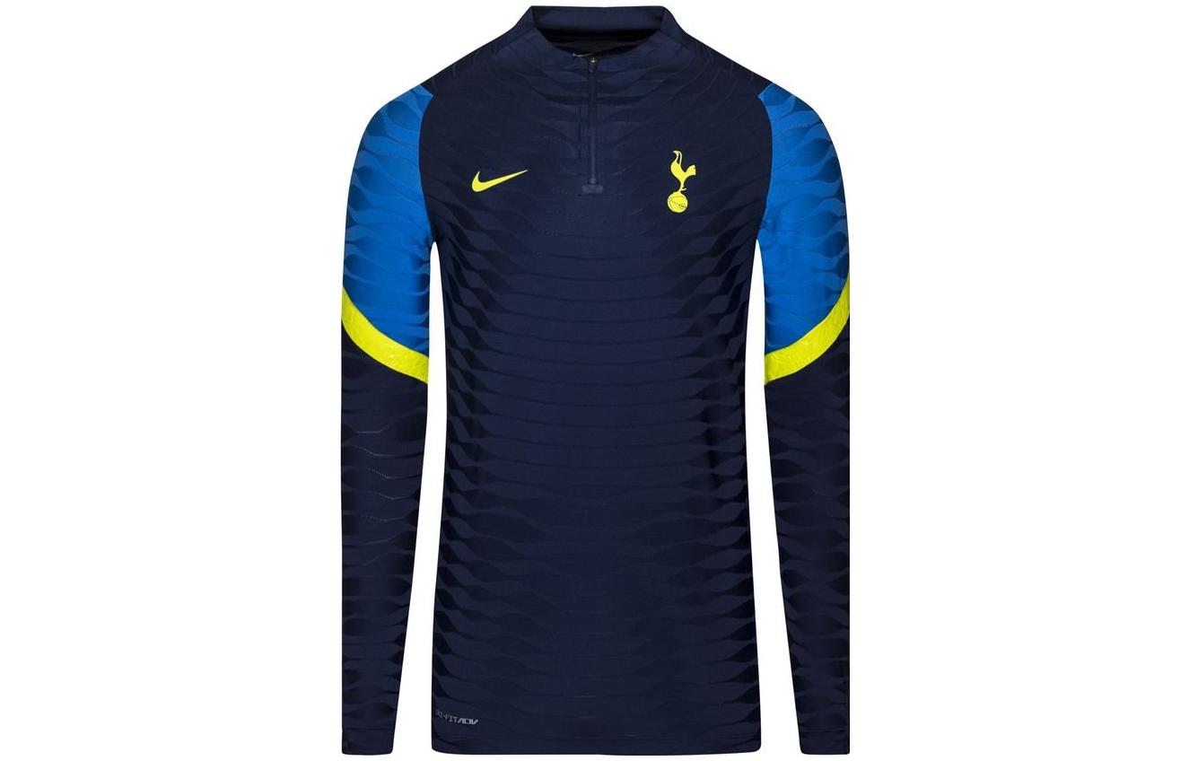 Nike Tottenham Hotspur Player Training 1/2 Zip Top Blue Long Sleeve. CW1379-429