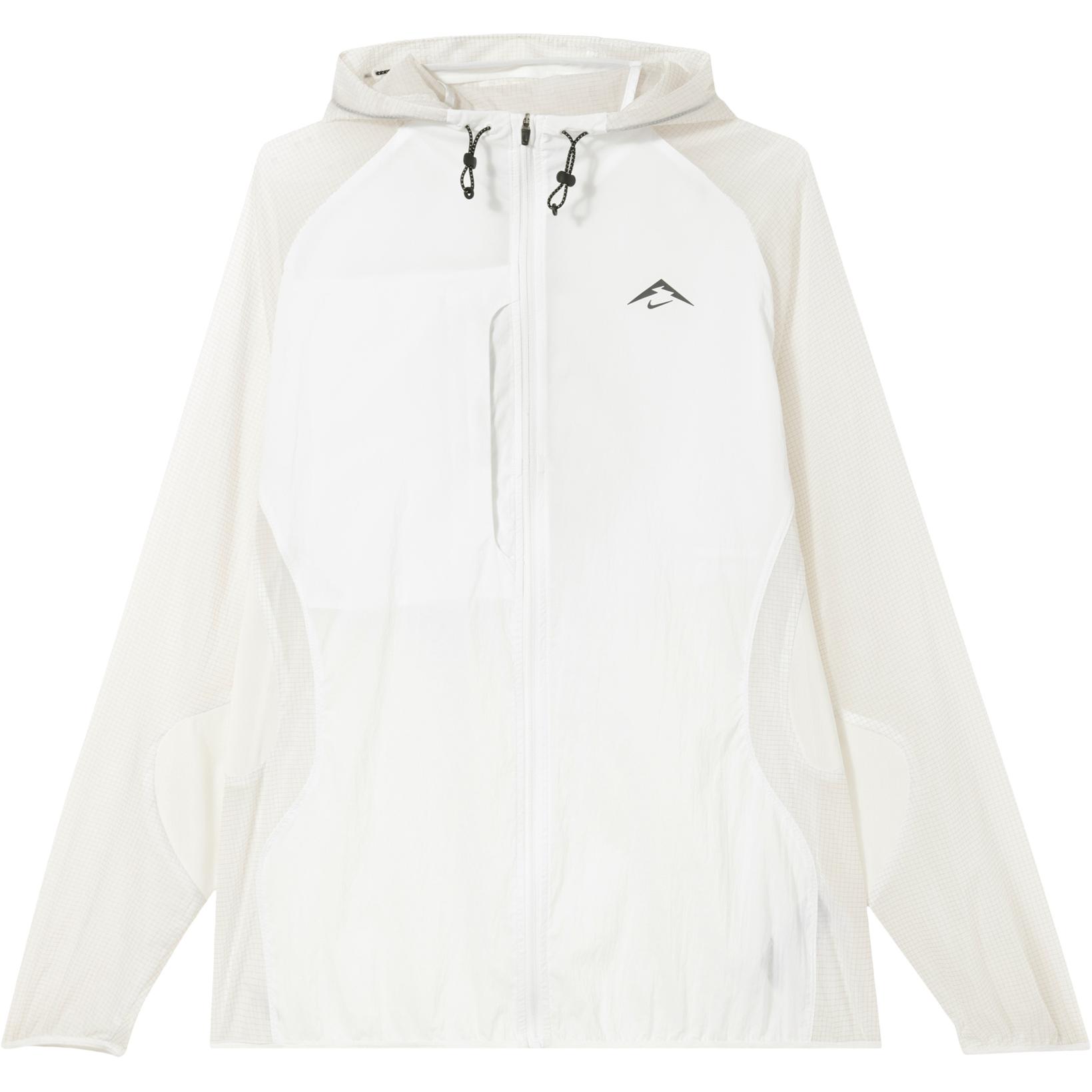 Nike Trail Aireez Logo Colorblock Lightweight Breathable Jacket Summit White Men FN4003-121