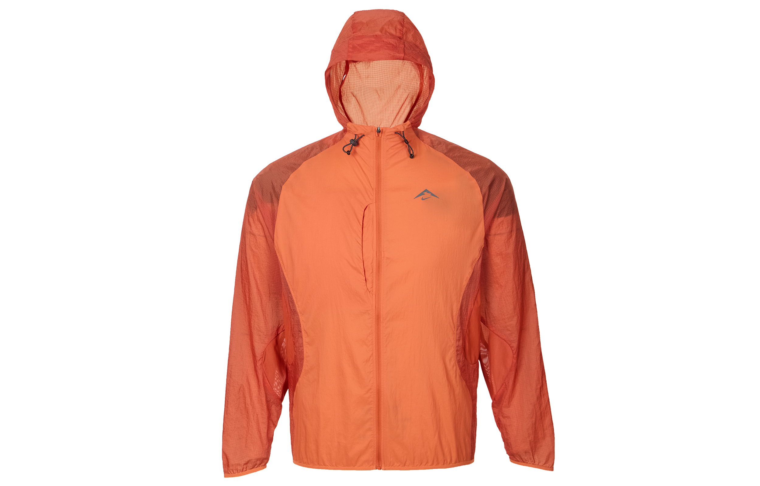 Nike Trail Aires Waterproof Breathable Running Jacket Men Retro Coral/Red/Black FN4003-846