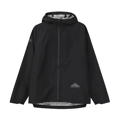 Nike Trail GTX Logo Print Zip Hoodie Jacket Black . DM4660-010