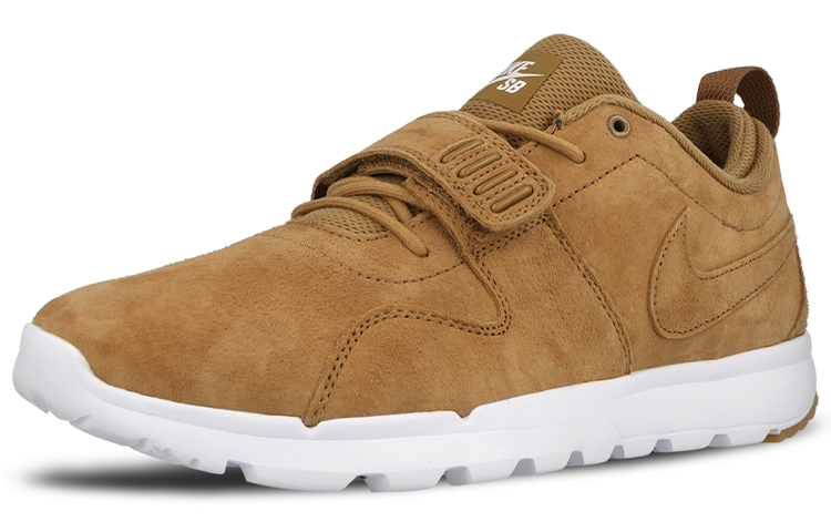 Lookbook Nike SB Trainerendor Premium 耐磨防滑抗震 低筒復古跑步鞋 黃褐色