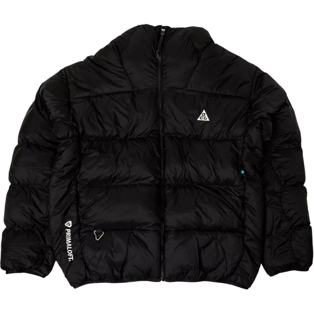 Nike Unisex Black Puffer Jacket with Logo and High Collar Zip Design DH3070-011 圖 2