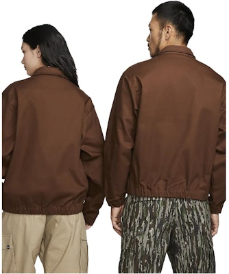 Nike Unisex Brown Solid Logo Casual Polo Jacket DQ6335-259 Lookbook Nike Unisex Brown Solid Logo Casual Polo Jacket DQ6335-259