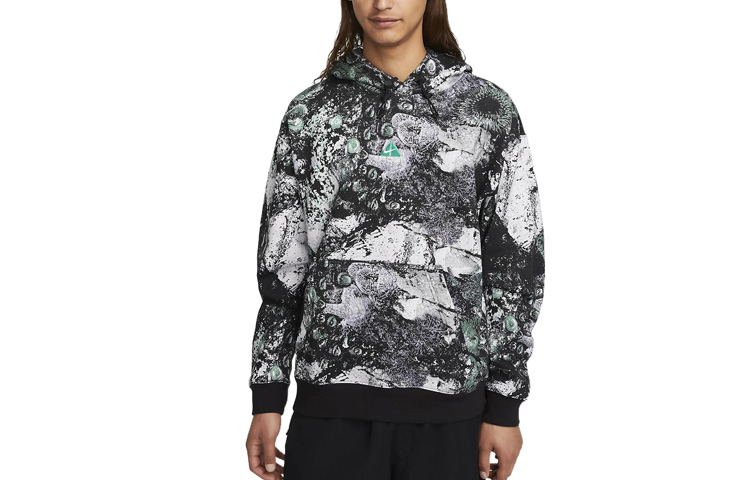 Nike Unisex Floral Pullover Hoodie Casual Sweatshirt DV9097-493 圖 4