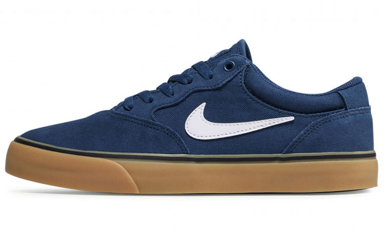 Nike Unisex SB Skateboard Chron 2 Low-Top Sneakers Blue/White DM3493-400