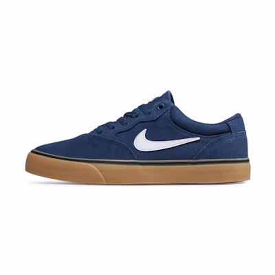 Nike Unisex SB Skateboard Chron 2 Low-Top Sneakers Blue/White