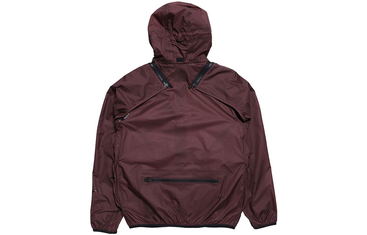 Nike Unisex Solid Color Zip Hoodie Jacket - Reddish Brown DR2618-646 圖 3
